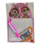 نقاشی الماسی وایت بردی طرح لبوبو/صورتی