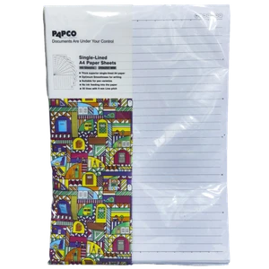 کاغذ a4 خط دار 80 عددی papco