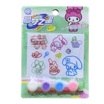 کیت استیکر نگین دار قابل رنگ خانواده کرومی/سبز