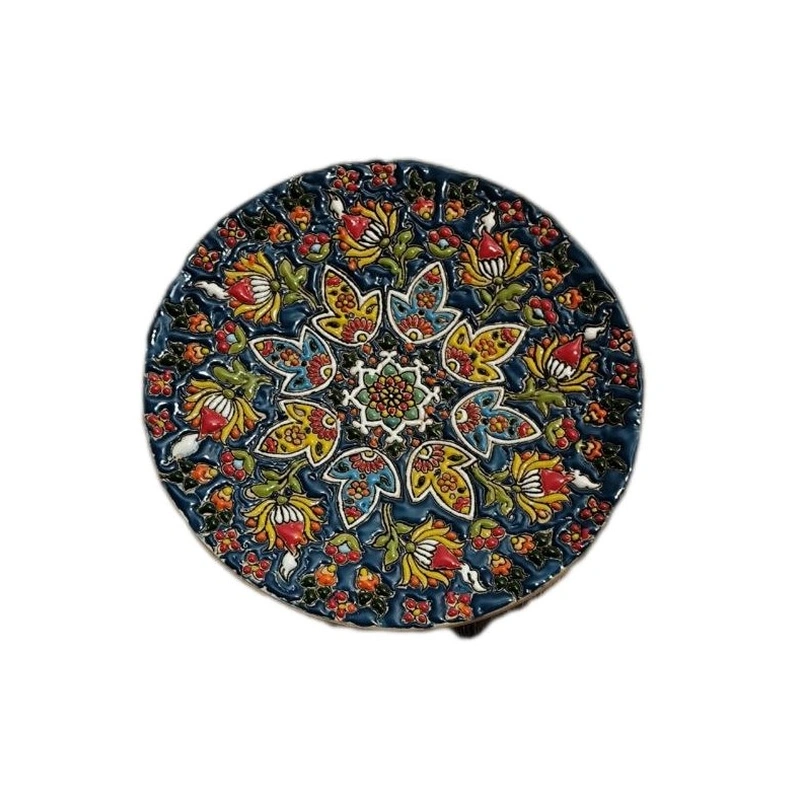 بشقاب میناکاری طرح  سنتی