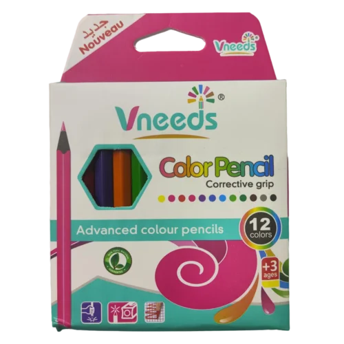 مداد رنگی 12 تایی کوتاه vneeds